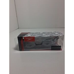 Speedo Vanquisher 3.0 Swimming Slide & Lock Nose Bridge Goggles, Silver/Black